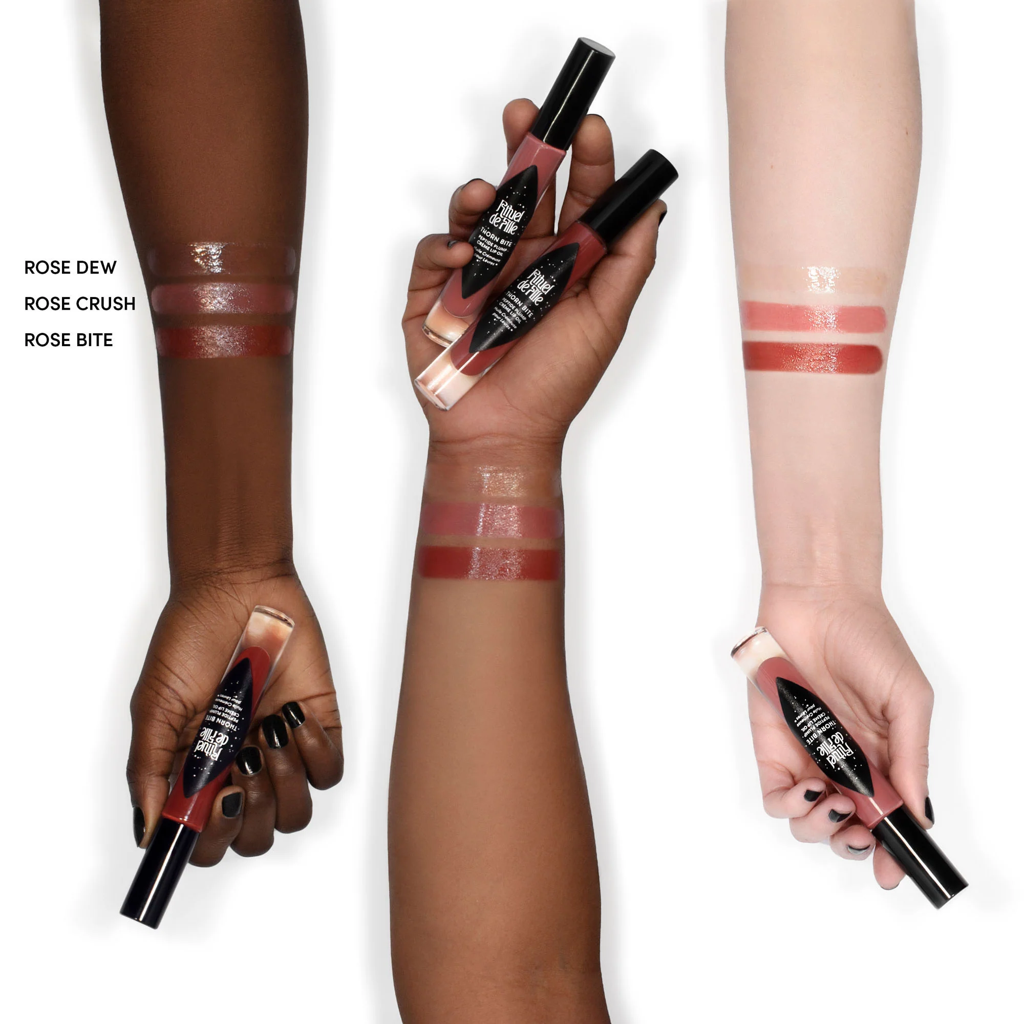 Thorn Bite Peptide Plump Crème Lip Oil: Rose Crush - Image 9